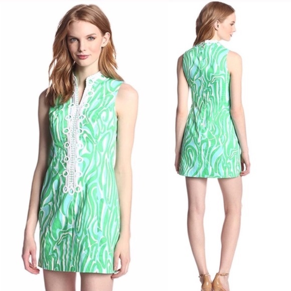 Lilly Pulitzer Alexa Dress in Finders Keepers Print Tunic Dress Size 0 - Picture 1 of 4
